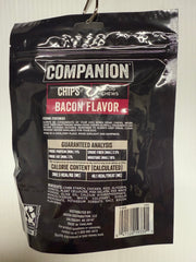Companion Chips Bacon Flavor Rawhide Free Dog Chews - 8 ct