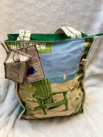 Paul Brent Zippered Canvas Tote