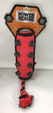 BOGO - "Power House" Durable Dog Tug with Rope Toy