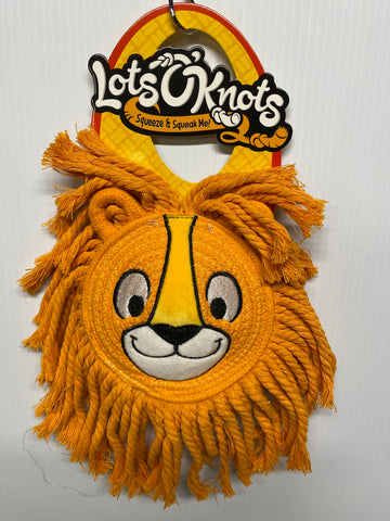 Knotty Lion Dog Toy