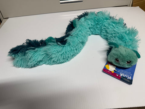 Retriever GIANT Plush Shaggy Caterpillar Dog Toy (3 Colors)