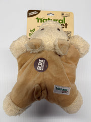 Natural Pet Crinkle Pig Dog Toy