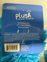 Retriever LARGE Plush Shaggy Octopus Dog Toy (3 Colors)