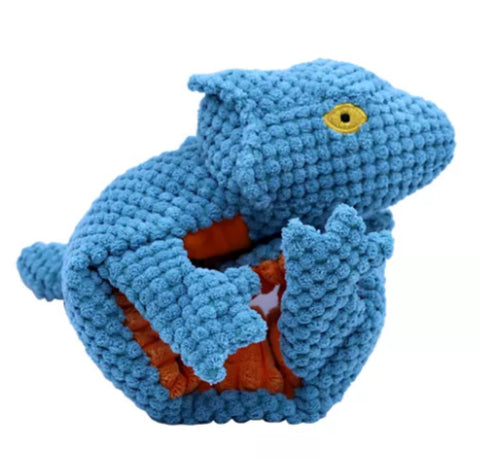 Retriever Plush Snuffle Animal Lizard Dog Toy