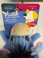 Retriever Plush Belly Squeaker Donkey Dog Toy