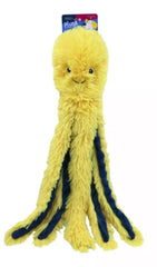 Retriever LARGE Plush Shaggy Octopus Dog Toy (3 Colors)