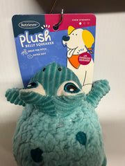 Retriever Plush Belly Squeaker Turtle Dog Toy