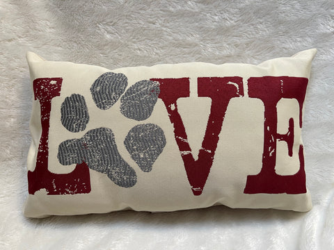 “Love” 12”x20” Pillow