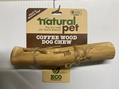 “Natural Pet” Coffee Wood Dog Chew