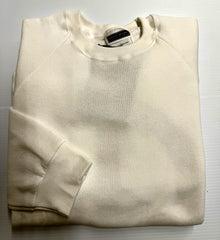 Sweatshirt (White) with Paw Peace Sign Logo on Back