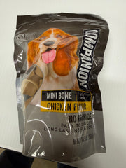 Companion Mini Bone Chicken Flavor Rawhide Free Dog Chews - 16 ct