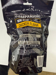 Companion Mini Bone Chicken Flavor Rawhide Free Dog Chews - 16 ct