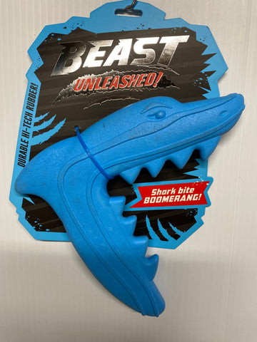 “Beast Unleashed” Shark Bite Boomerang