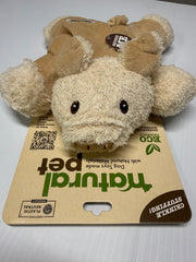 Natural Pet Crinkle Pig Dog Toy
