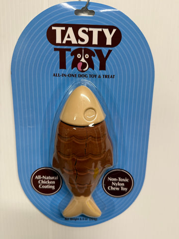 “Tasty Toy” All-In-One Fish Toy & Treat