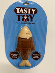 “Tasty Toy” All-In-One Fish Toy & Treat