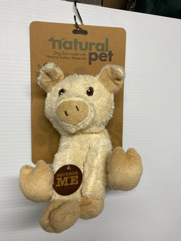 Natural Pet Pig Dog Toy
