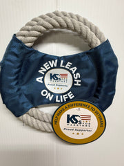 K9s For Warriors Double-Rope Frisbee Dog Toy