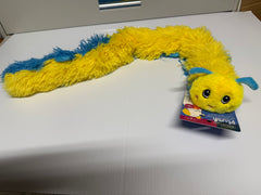 Retriever GIANT Plush Shaggy Caterpillar Dog Toy (3 Colors)