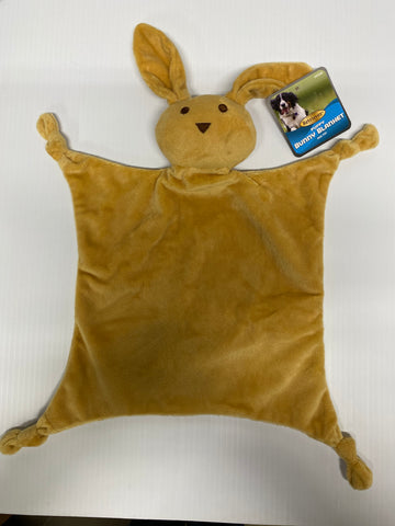 “Retriever” Bunny Puppy Blanket Toy (Brown)