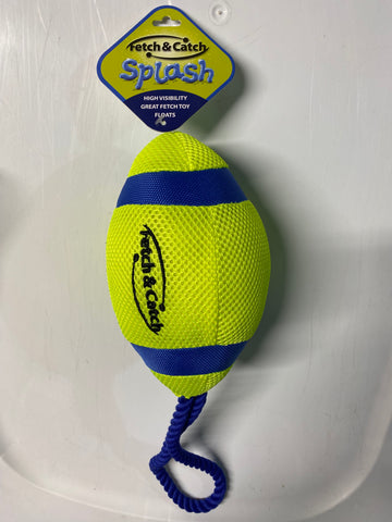 "Fetch & Catch" Splash Football Dog Toy
