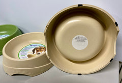 Set of 2 Eco-Friendly Bamboo Pet Bowls (Large)