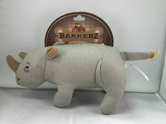"Barkerz" Rhino Dog Toy