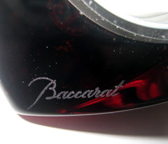 Baccarat Crystal Heart Clock