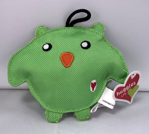 Huggles Green Owl Dog Toy (Small)