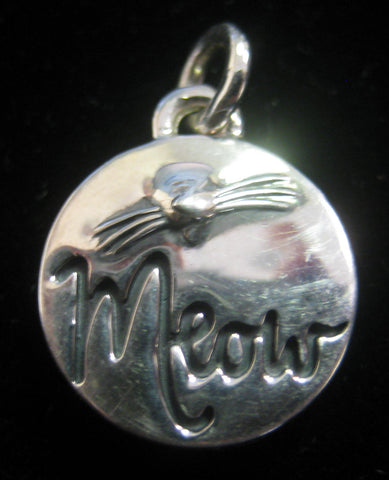 "Meow" Charm  **NEW**