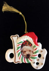 Lenox "Furry Christmas Dog Ornament"