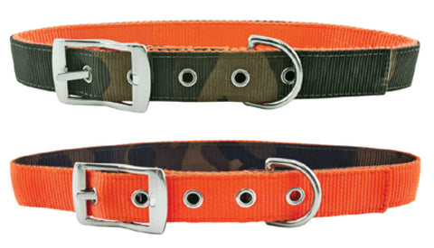 RUFFIN' IT Reversible Collar Camouflage/Safety Orange (Medium)
