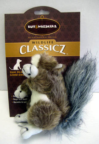 "Classicz" Small Squeaky & Durable Squirrel Dog Toy