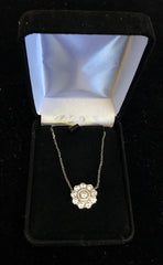 Sterling Silver and Cubic Zirconia Necklace