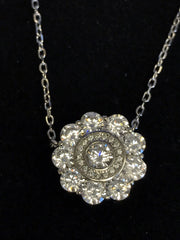 Sterling Silver and Cubic Zirconia Necklace
