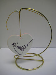 Original Signed Ceramic Heart on Stand by Actress Chelsea Handler