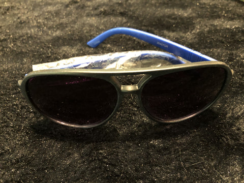 Ladies Sunglasses with Blue Plastic Stems