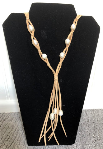 Long Beaded Rope Necklace