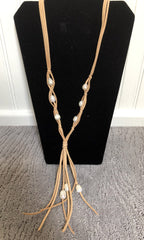 Long Beaded Rope Necklace