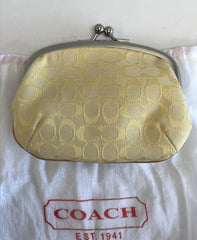 Coach Lemon Coin Purse (50%off)