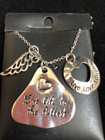 “Live Life to the Fullest” Necklace