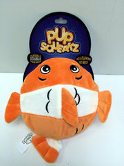 "Pup Squeakz" Durable Fish No Stuffing Dog Toy