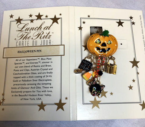Lunch at The Ritz Retired “Halloween Pin”