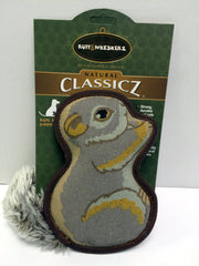"Classicz" Durable Squirrel Dog Toy & "Blankiez" Frog Dog Toy