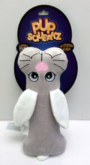 "Pup Squeakz" No Stuffing Durable Double Squeaker Rabbit Dog Toy