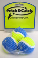 *SPECIAL* "Fetch & Catch" Durable Treat Dispenser Dog Toy & "Fetch & Catch" Set of 3 Balls (Small Size)