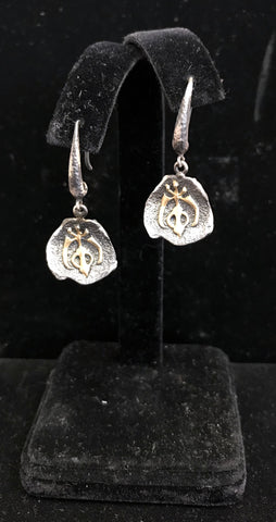 Earrings - Khanda: Peace