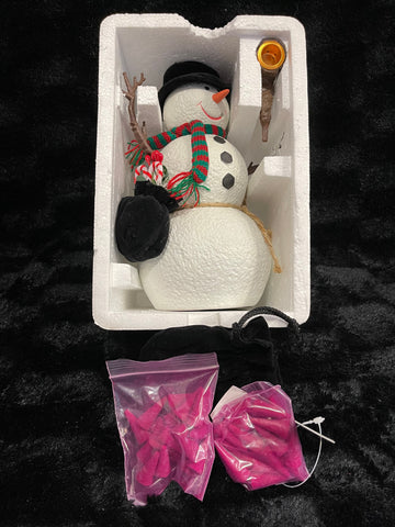 “Puffy” Snowman Incense Burner