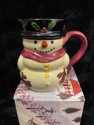 Block Gear Snowman Mug