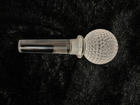 Crystal Golf Ball Wine Stopper